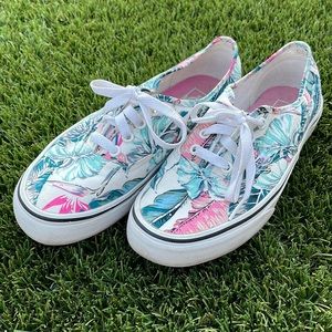 Floral Vans size 7.5 women’s / 6 men’s